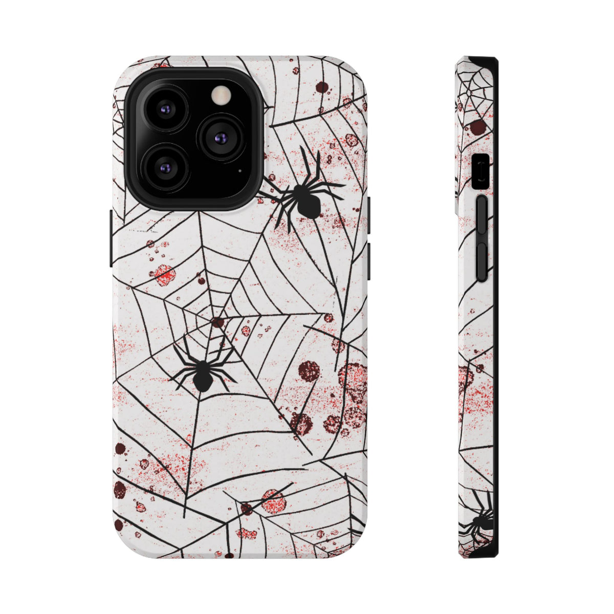 Impact-Resistant Phone Case – Blood Web