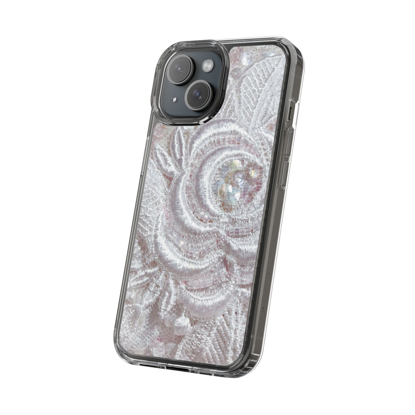 Clear Phone Case – Lace Veil