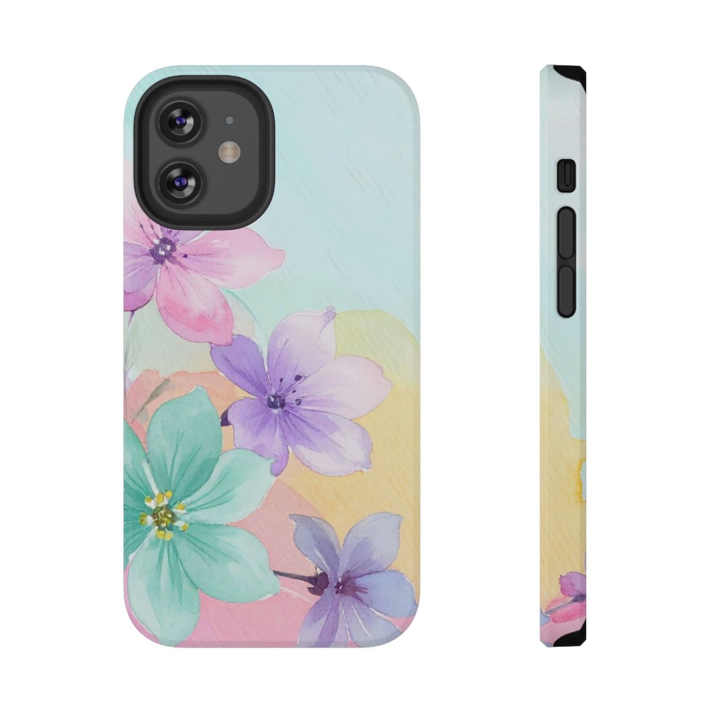 Impact-Resistant Phone Case – Water Petal
