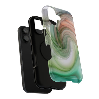 Impact-Resistant Phone Case – Marble Flow