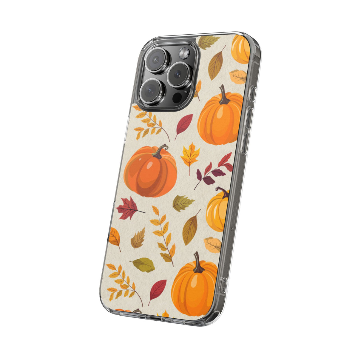 Clear Phone Case – Falling for Pumpkin