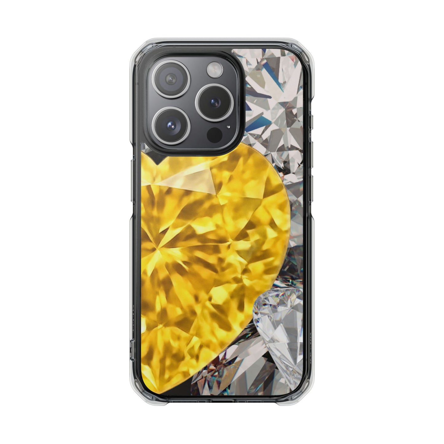 Clear Magnetic Phone Case – Heart of Gold