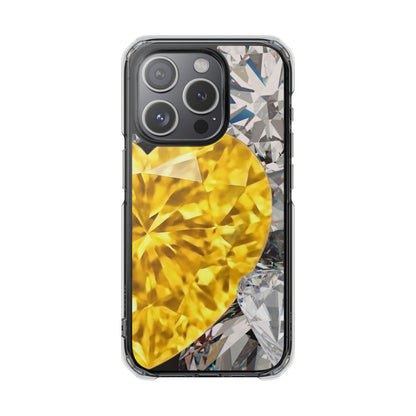 Clear Magnetic Phone Case – Heart of Gold