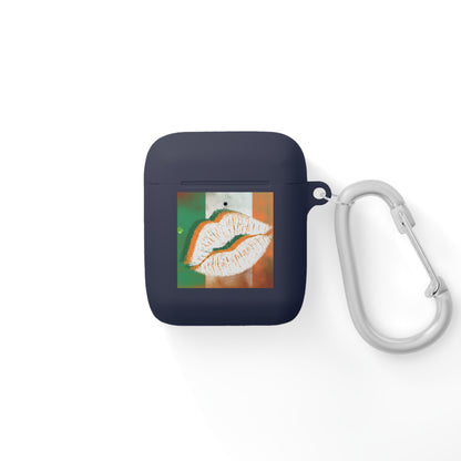 Wireless Earbud Case Cover – Irish Lip St. Patrick’s Day Design