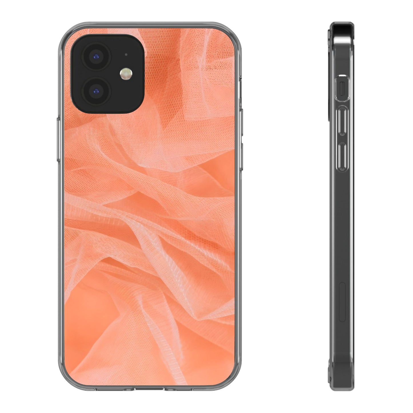Clear Phone Case – Coral Veil