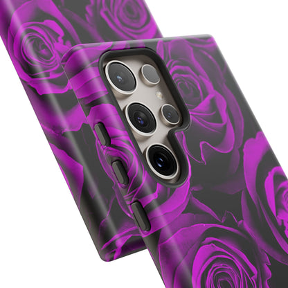 Protective Phone Case – Amethyst Roses