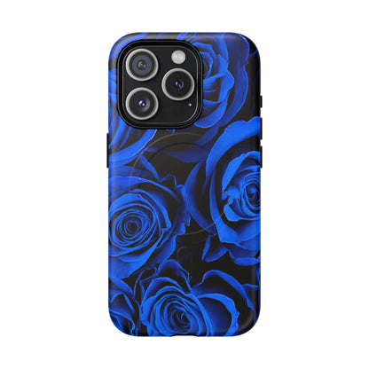 Protective Magnetic Phone Case – Midnight Bloom