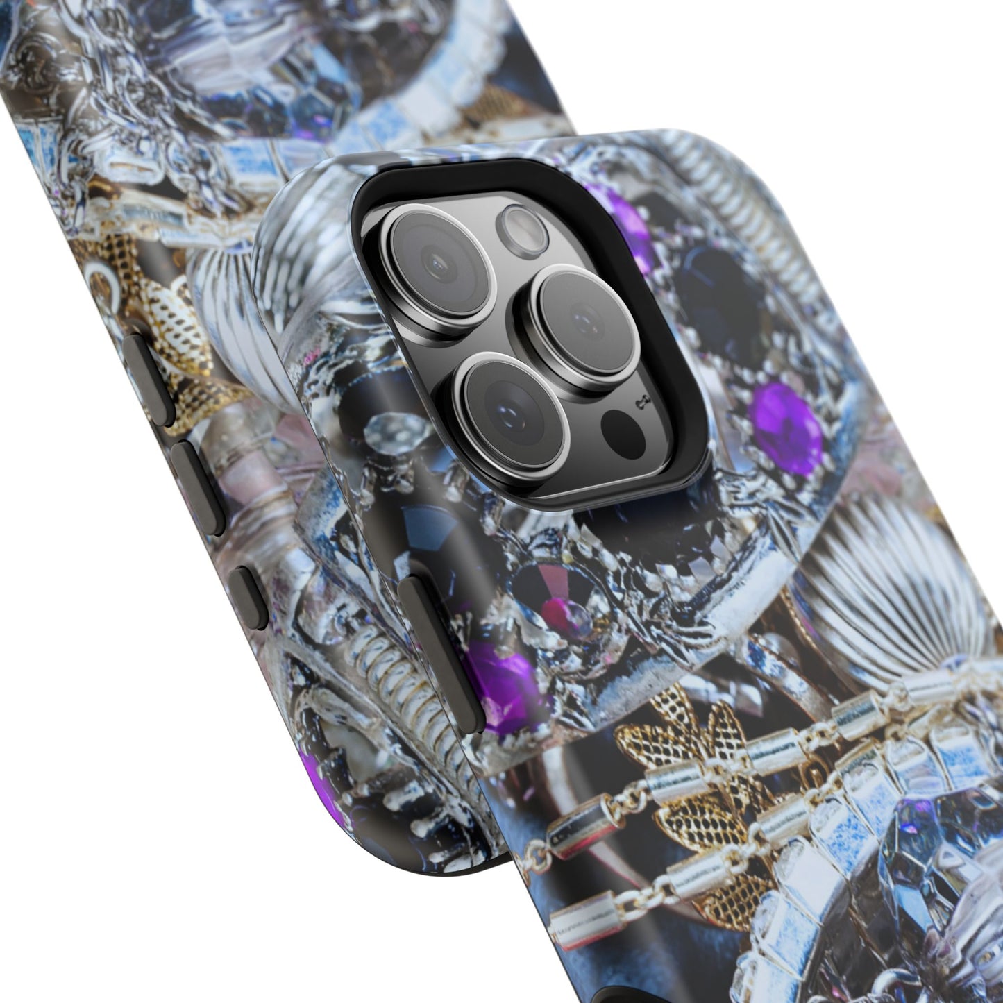 Wireless-Charging Compatible Case – Chrome Jewel