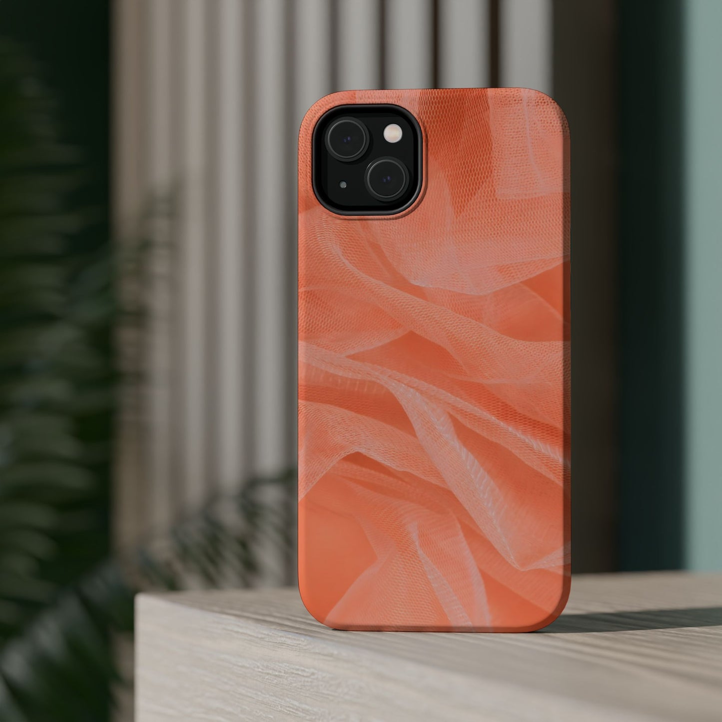 Wireless-Charging Compatible Case – Coral Veil