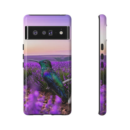 Protective Phone Case – Hummingbird Reverie