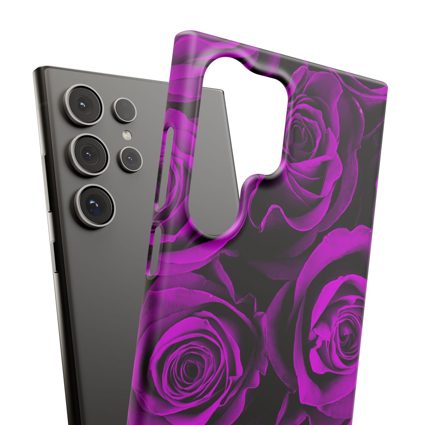 Snap Phone Case – Amethyst Roses