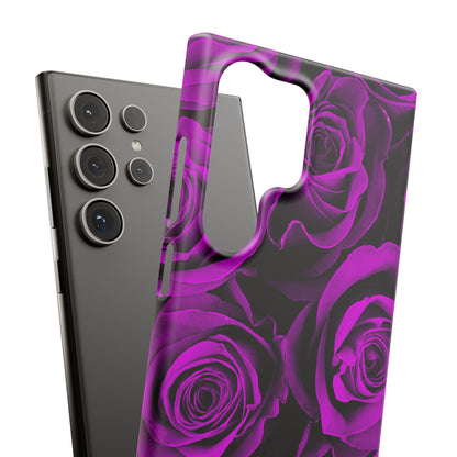 Snap Phone Case – Amethyst Roses