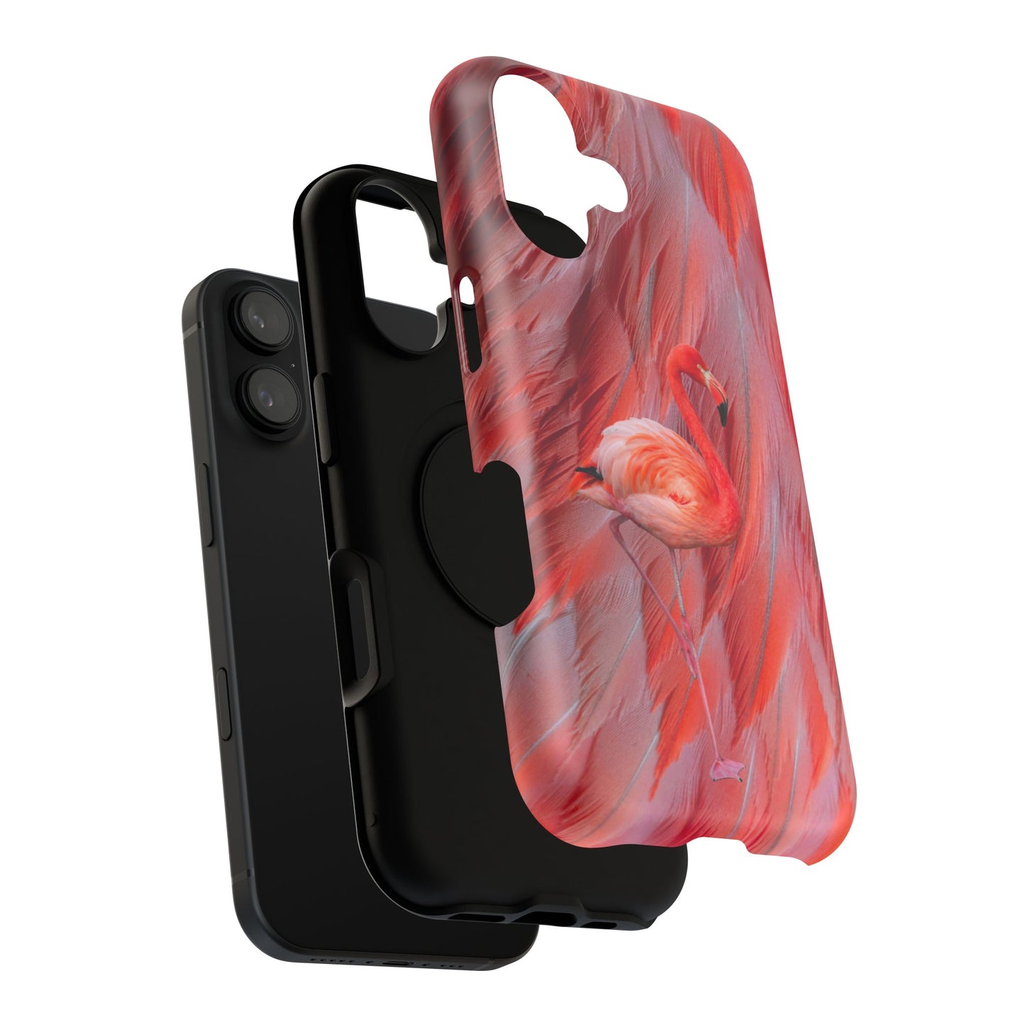 Impact-Resistant Phone Case – Scarlet Plume