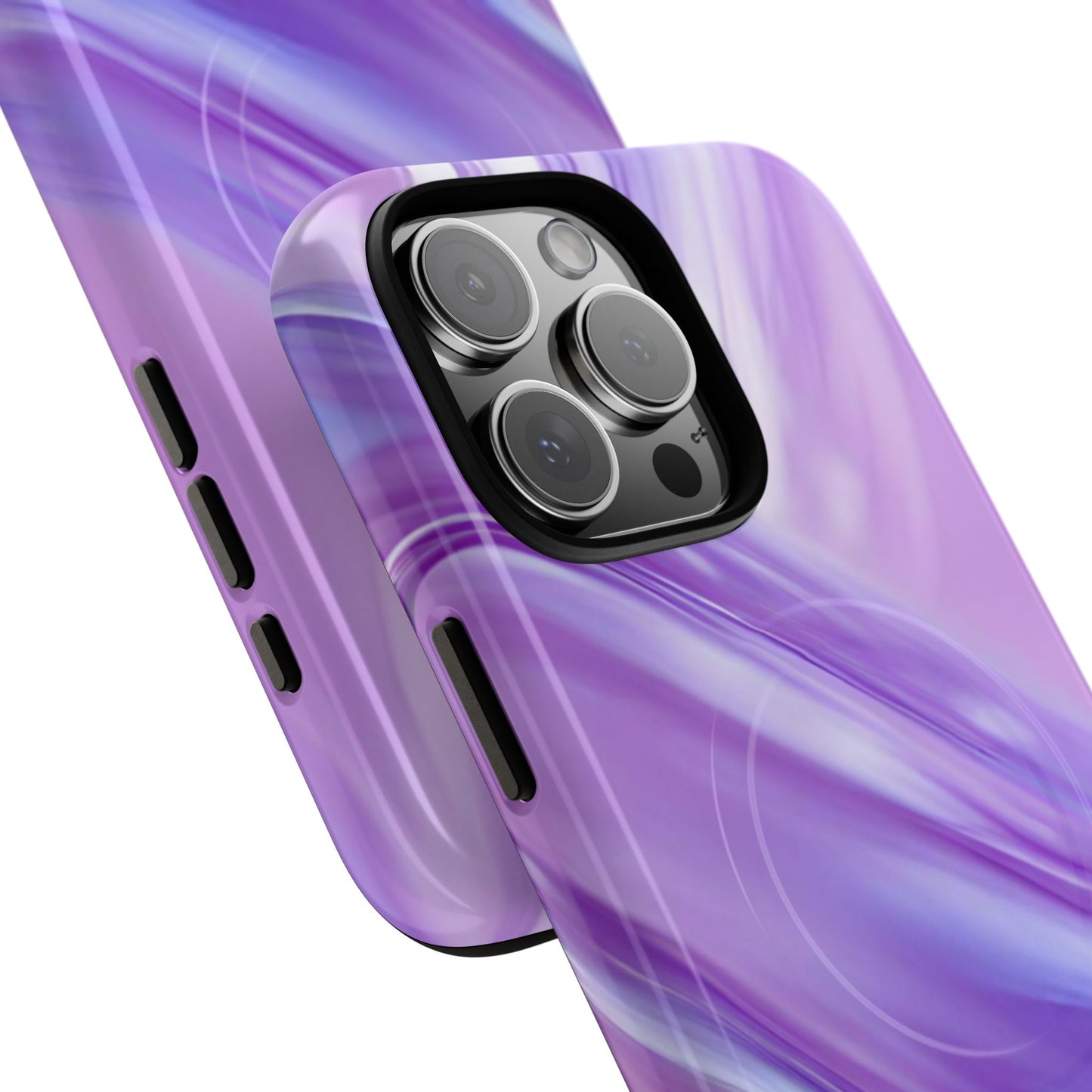 Protective Magnetic Phone Case – Lavender Wave