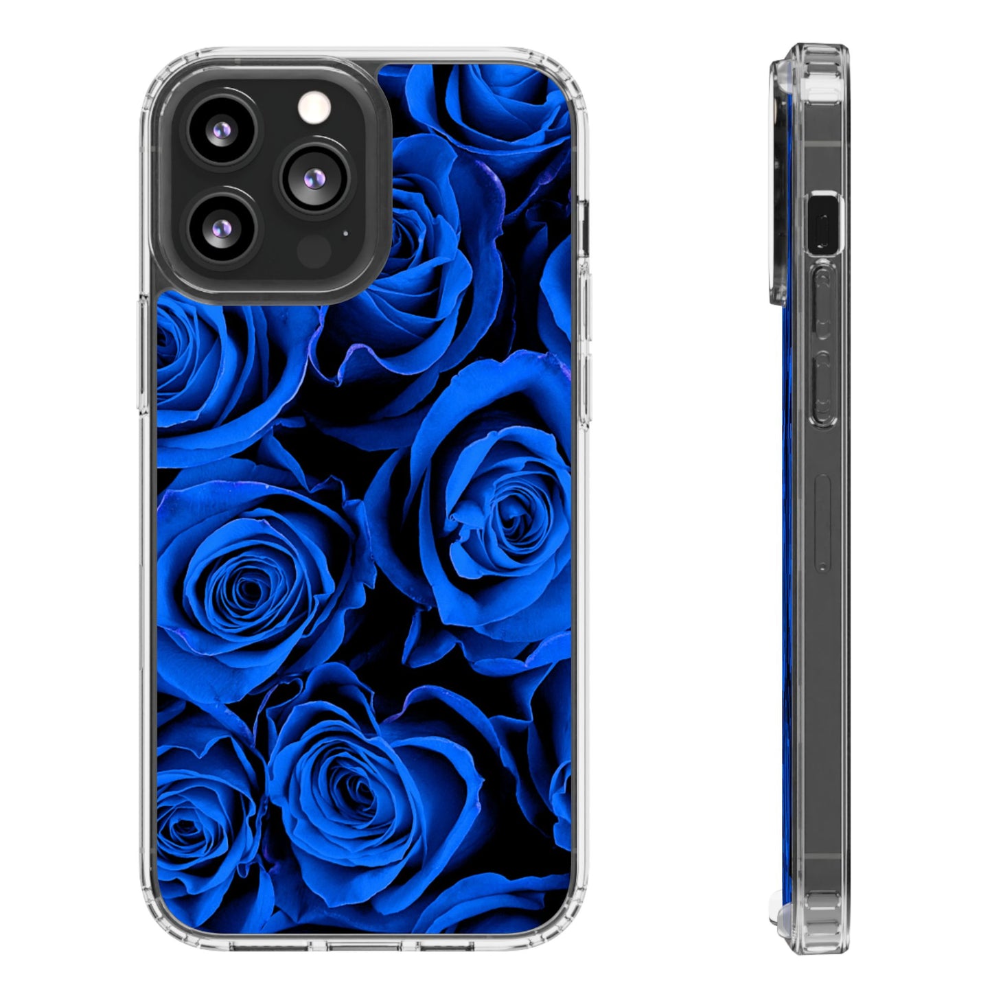 Clear Phone Case – Midnight Bloom