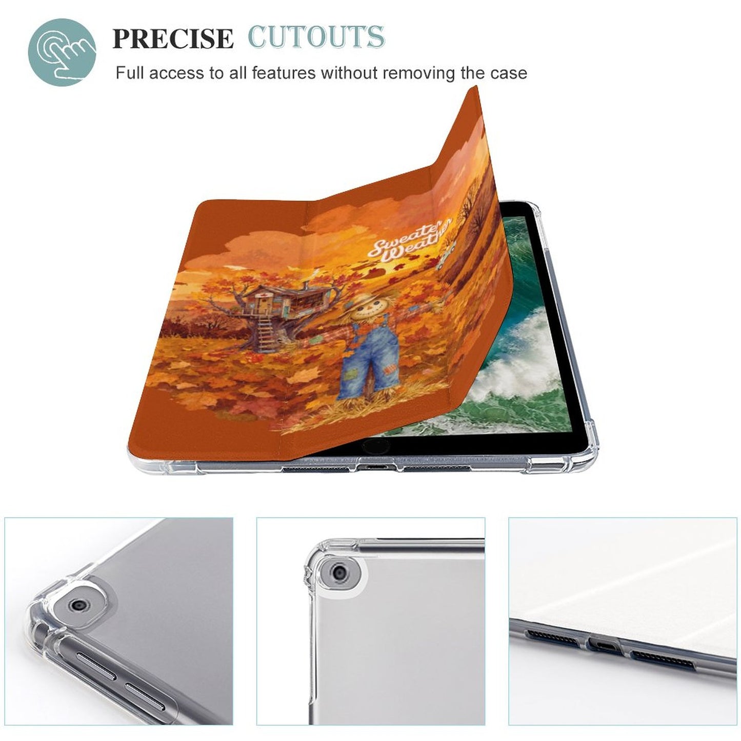 Tablet Case with Pencil Holder – Sweater Weather
