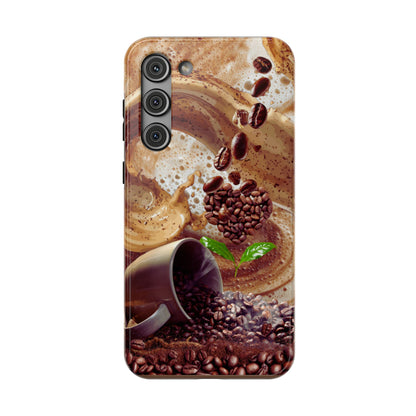 Impact-Resistant Phone Case – Love at First Sip – Compatible with iPhone 11–17 & Samsung Galaxy S22–S26 Series