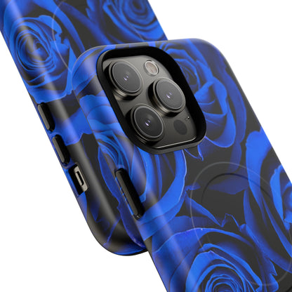 Protective Magnetic Phone Case – Midnight Bloom