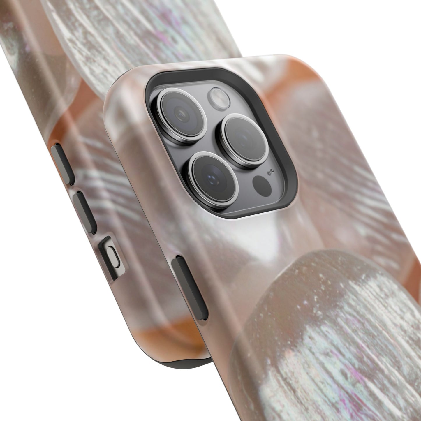 Impact-Resistant Phone Case – Blush Pearl