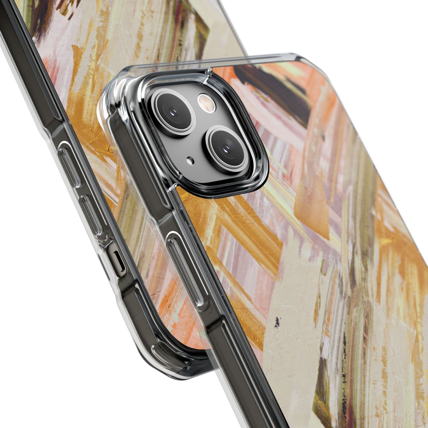 Clear Magnetic Phone Case – Brush & Bronze