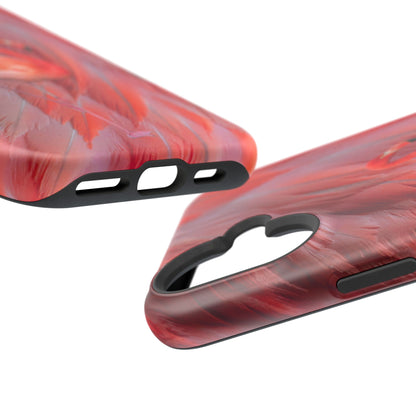 Impact-Resistant Phone Case – Scarlet Plume