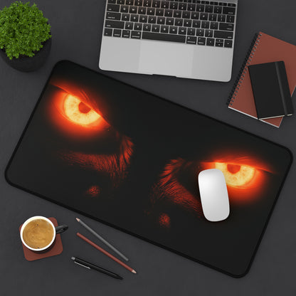 Neoprene Desk Mat – Blazing Monster Eyes