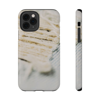 Impact-Resistant Phone Case – Woven Warmth