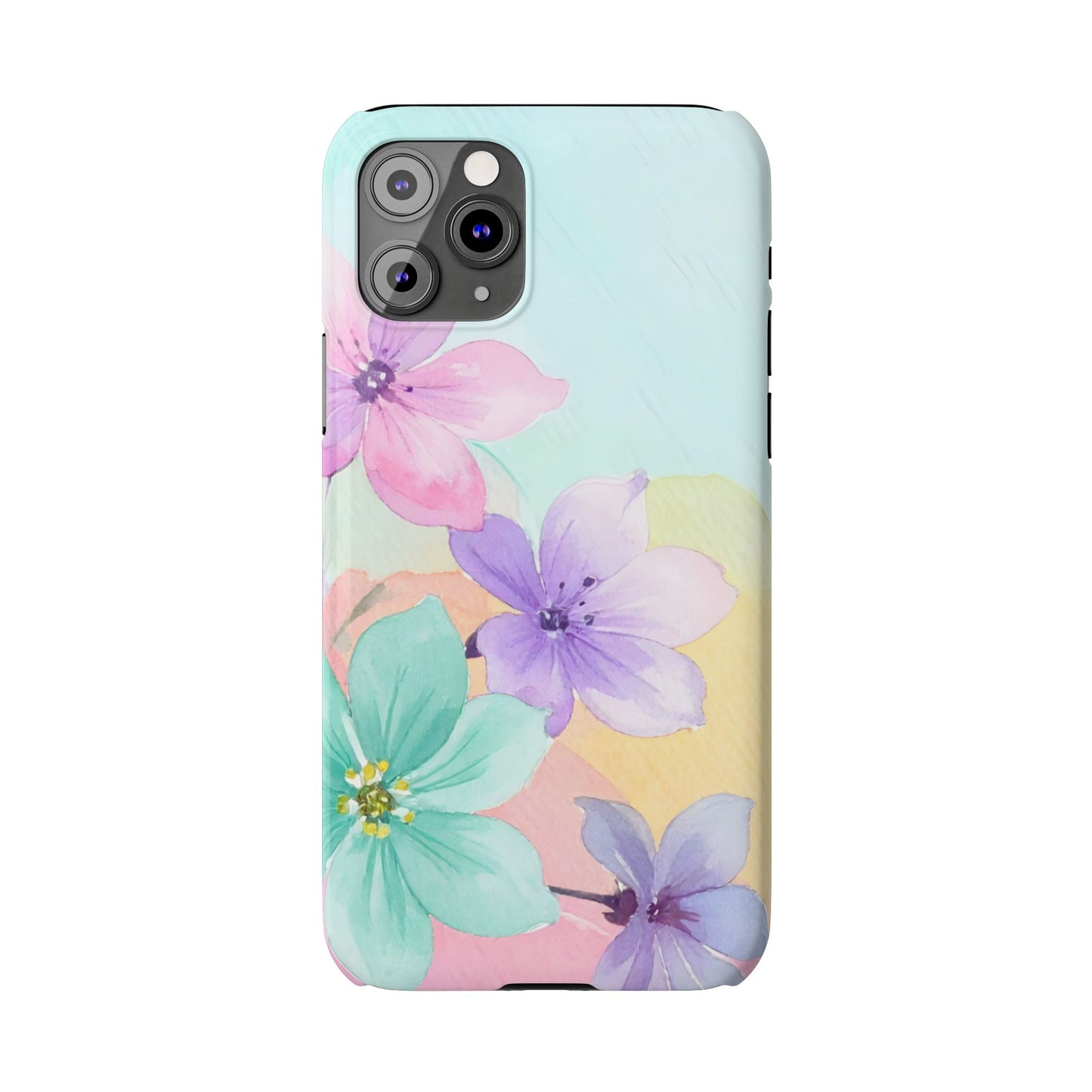 Slim Phone Case – Water Petal