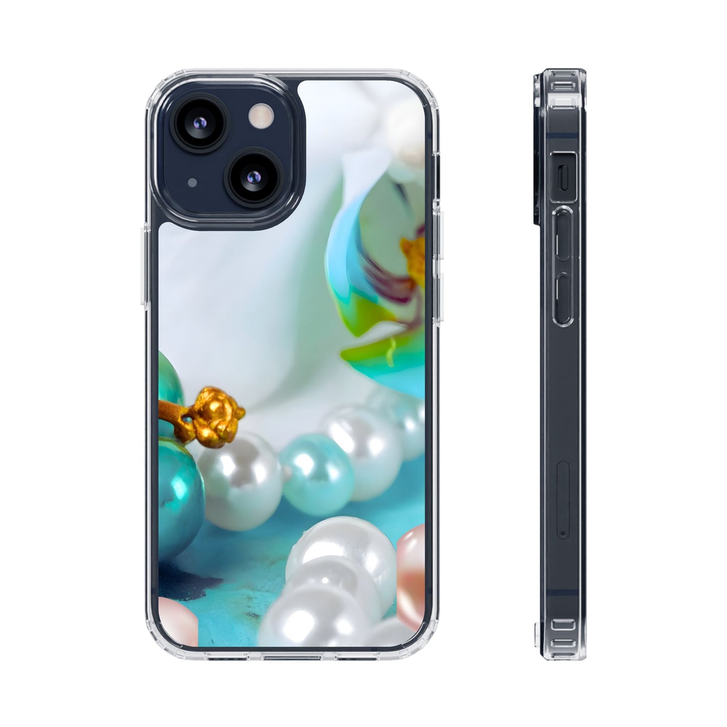 Clear Magnetic Phone Case – Mermaid's Pearl