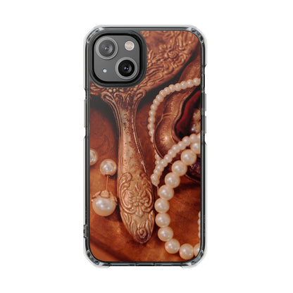 Clear Magnetic Phone Case – Bronze Vanity