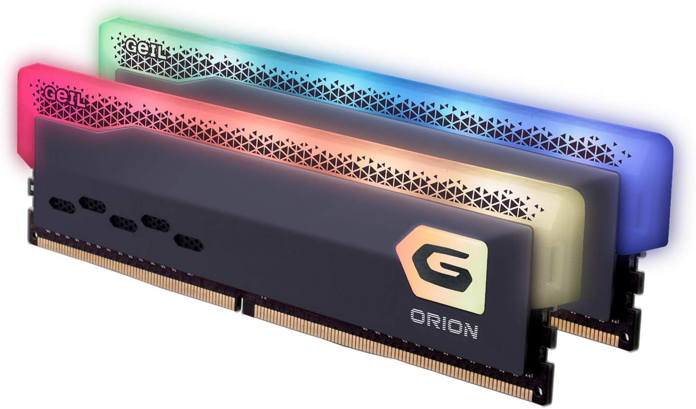 Orion RGB DDR4 RAM, 16GB (8Gbx2) 3200Mhz 1.35V XMP2.0, Intel/Amd Compatible, Long DIMM High Speed Desktop Memory, Hardcore Immersive Gaming/Multimedia Content Creation/Quality Live Streaming
