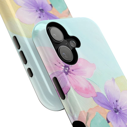 Impact-Resistant Phone Case – Water Petal
