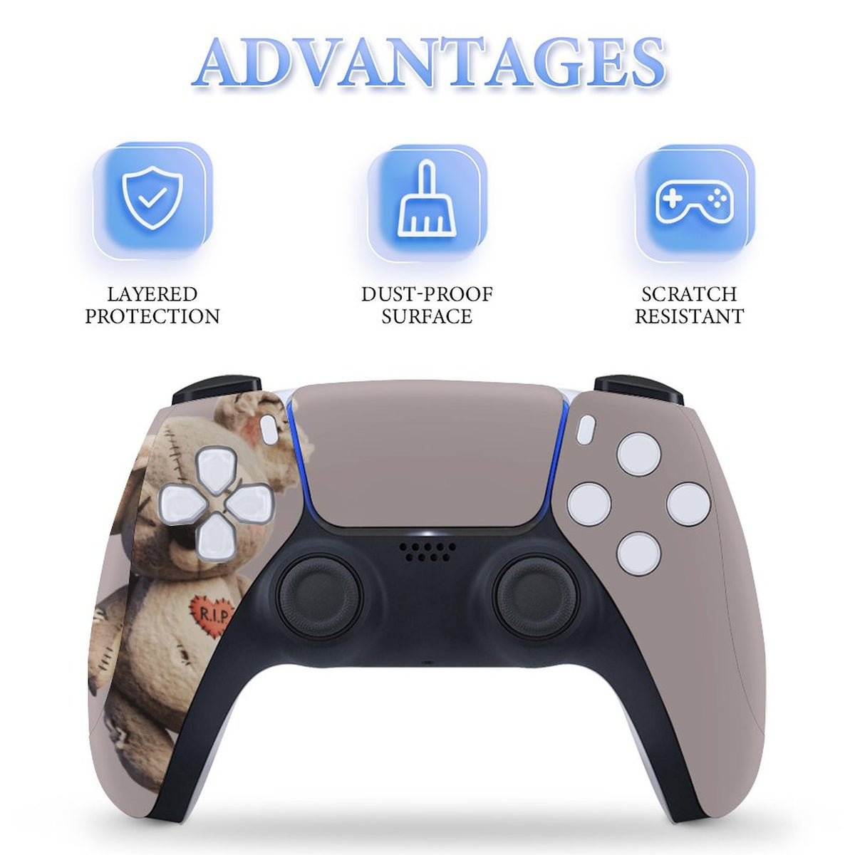 Console Skin Kit – Cursed Cuddles – Compatible with PlayStation 5 Slim Digital Edition