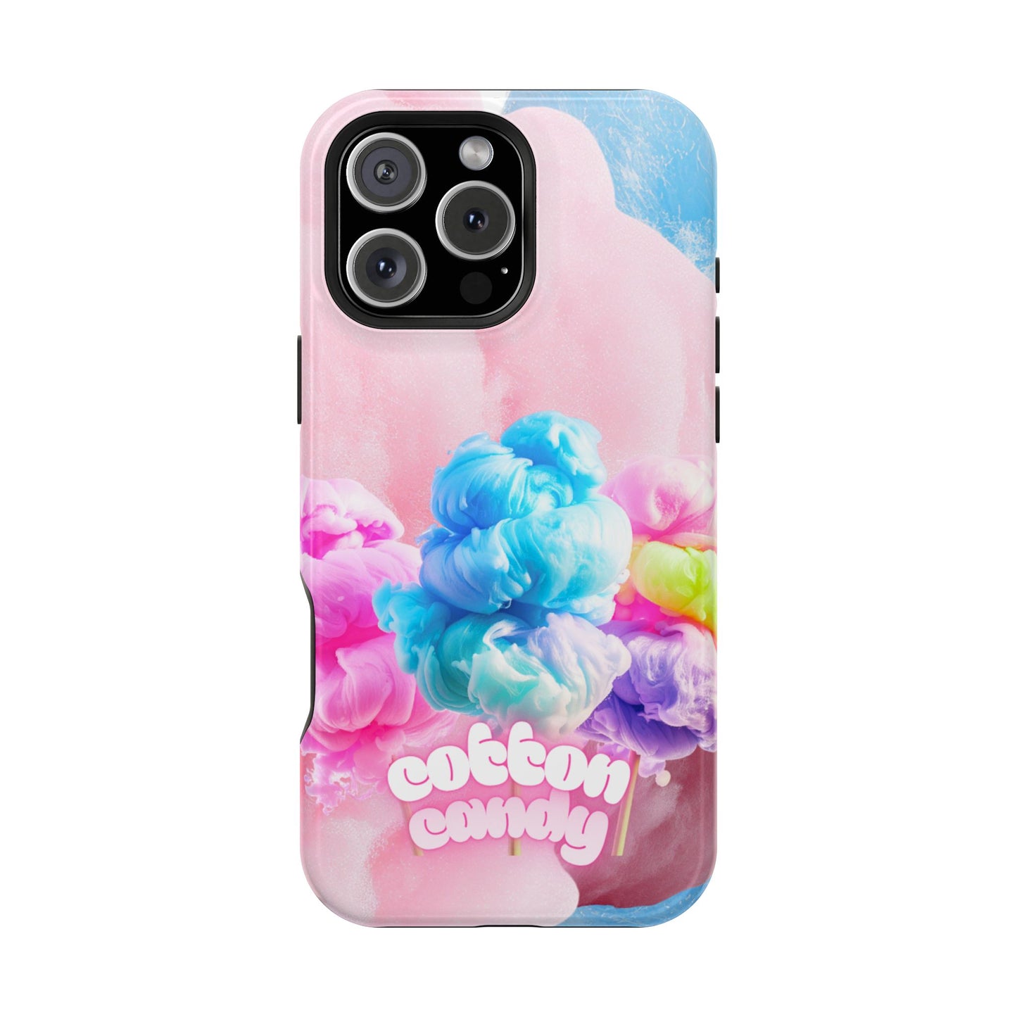 Wireless-Charging Compatible Case – Cotton Candy Dream