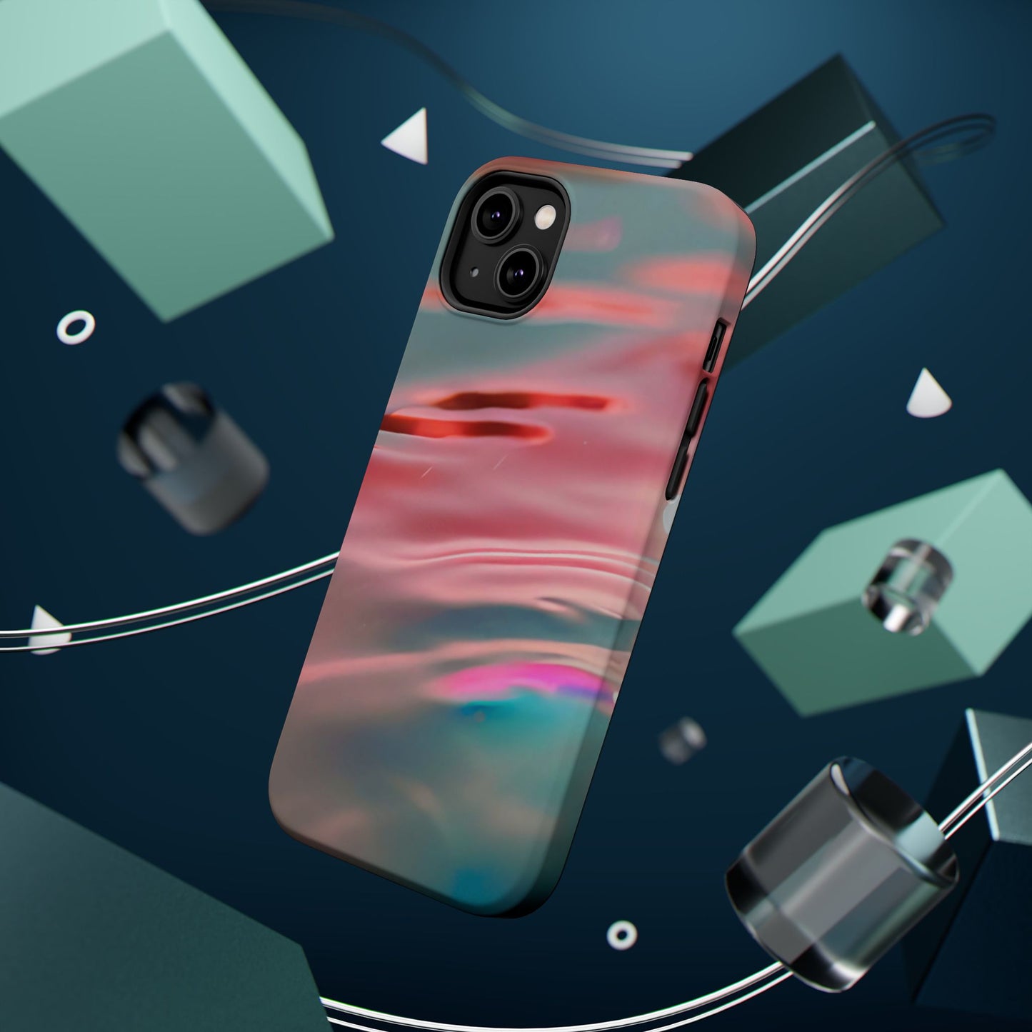 Wireless-Charging Compatible Case – Liquid Sunset