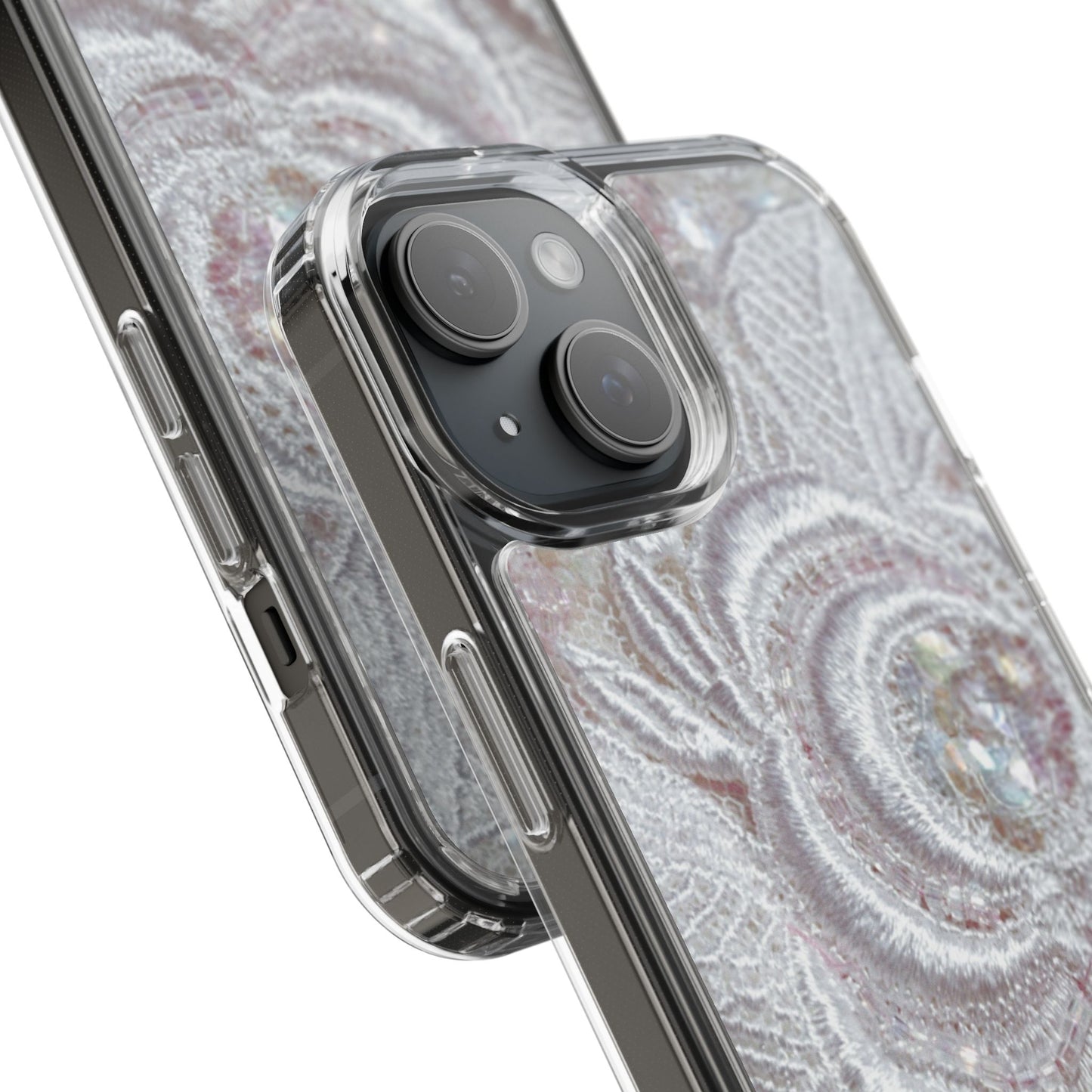Clear Phone Case – Lace Veil