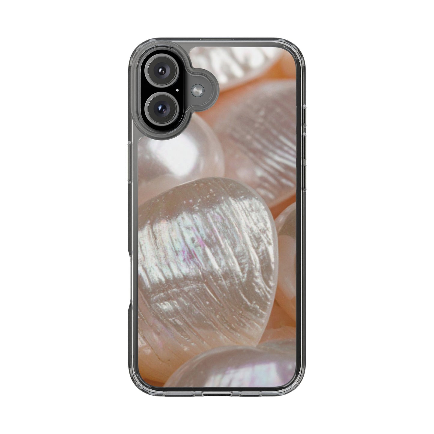 Clear Phone Case – Blush Pearl