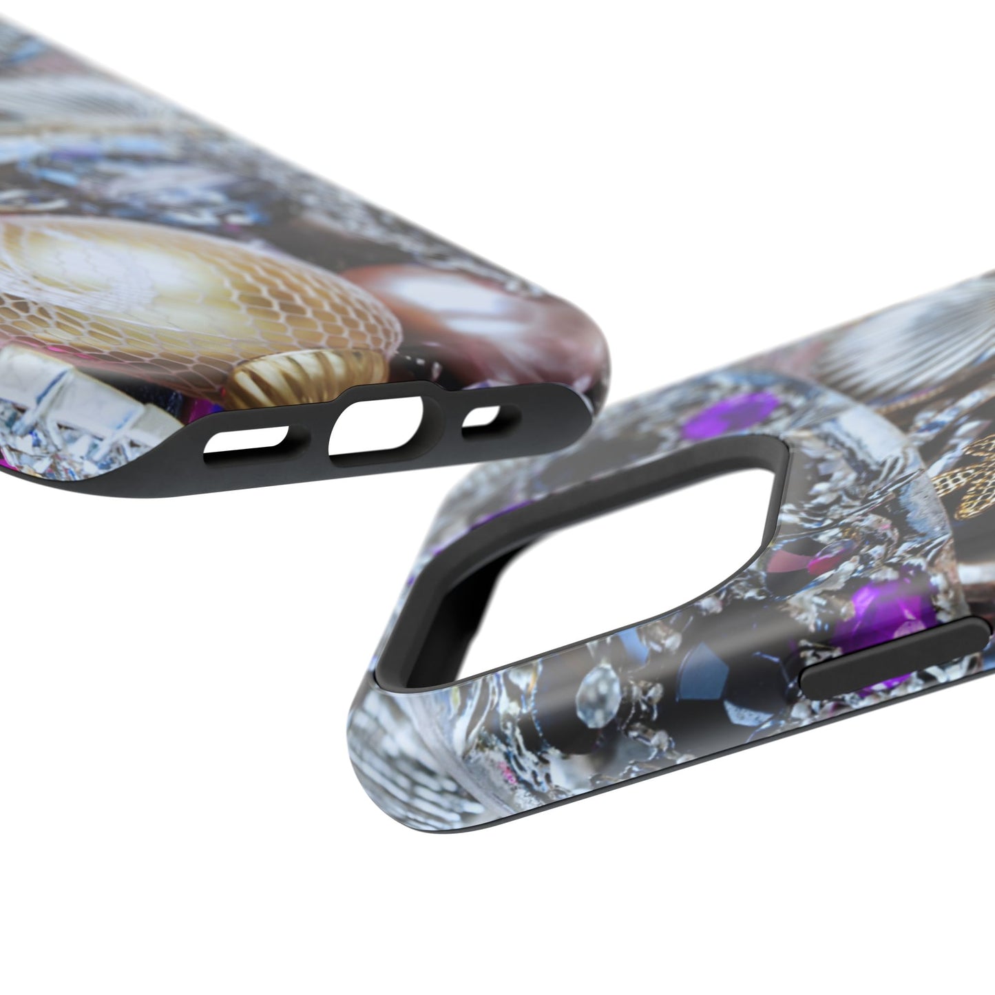 Wireless-Charging Compatible Case – Chrome Jewel