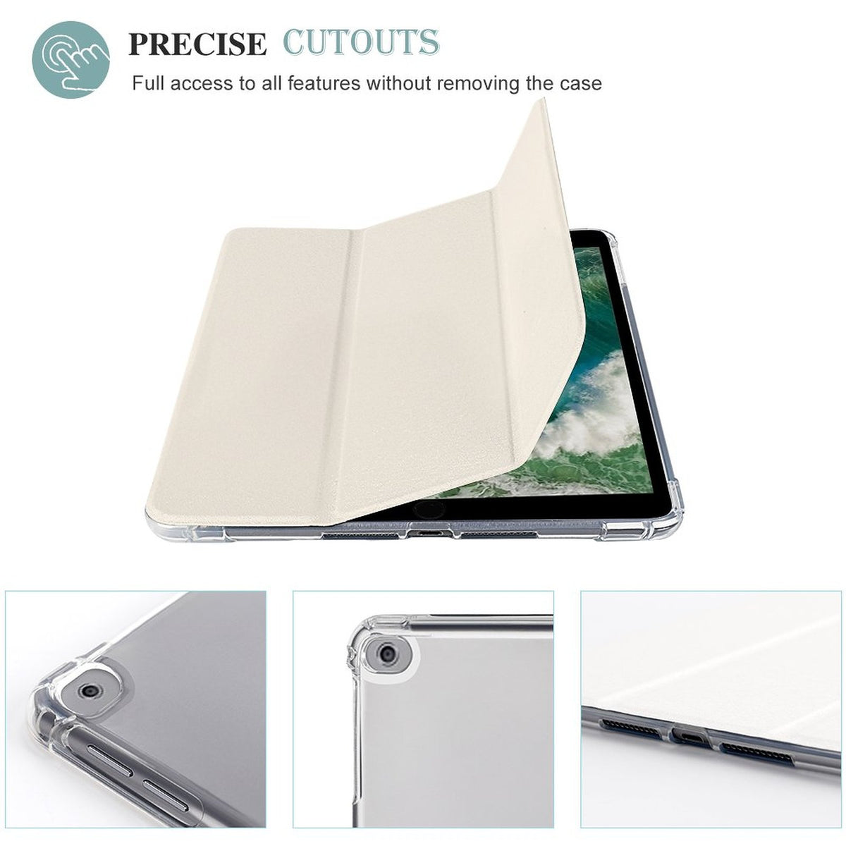 Tablet Case with Pencil Holder – Vanilla Chai