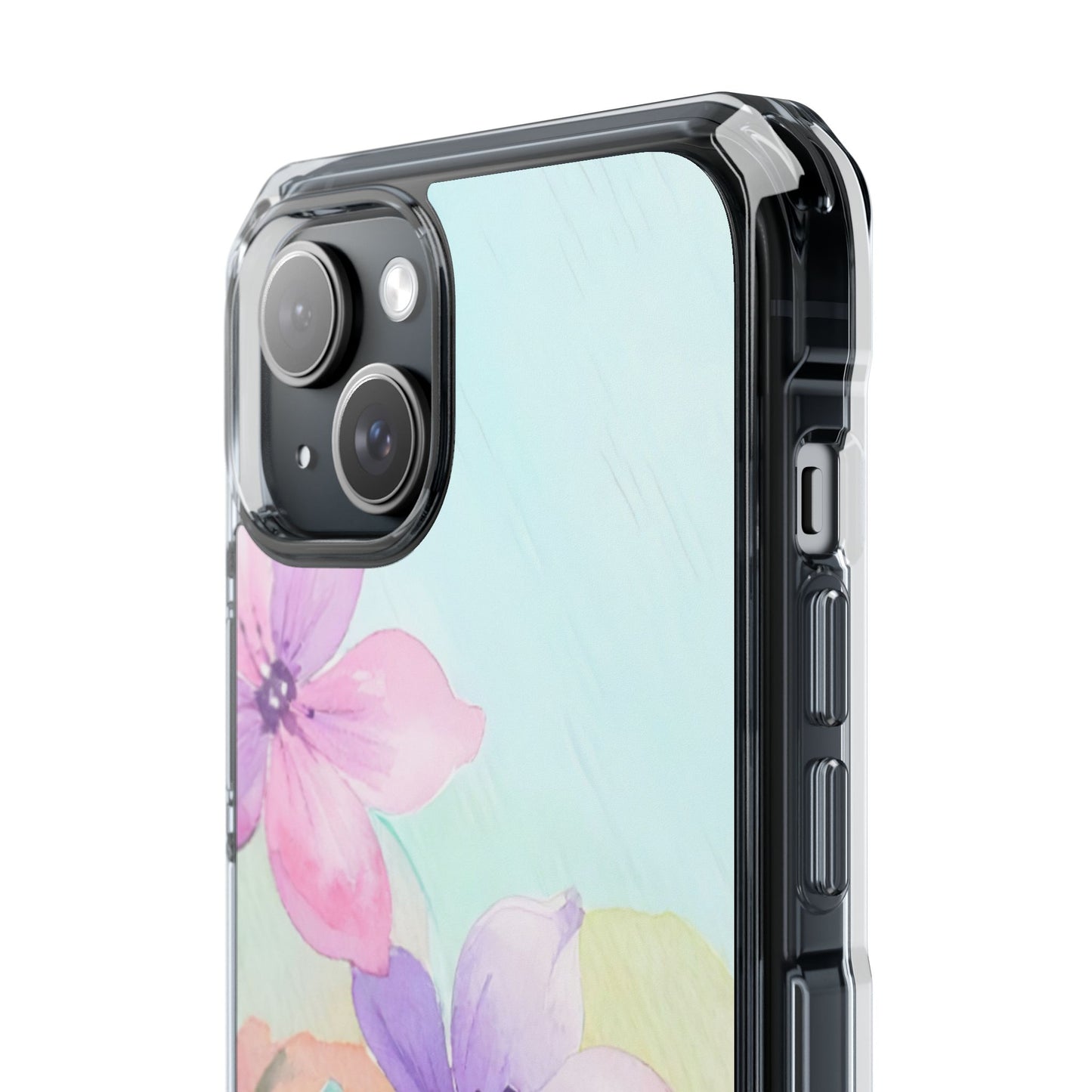 Clear Magnetic Phone Case – Water Petal