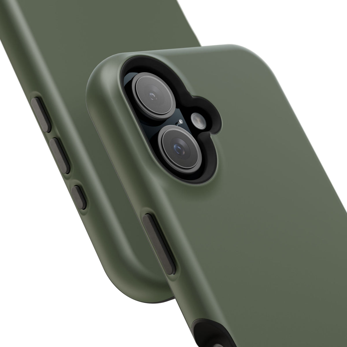 Impact-Resistant Phone Case — Military Green Protective Shockproof Cover
