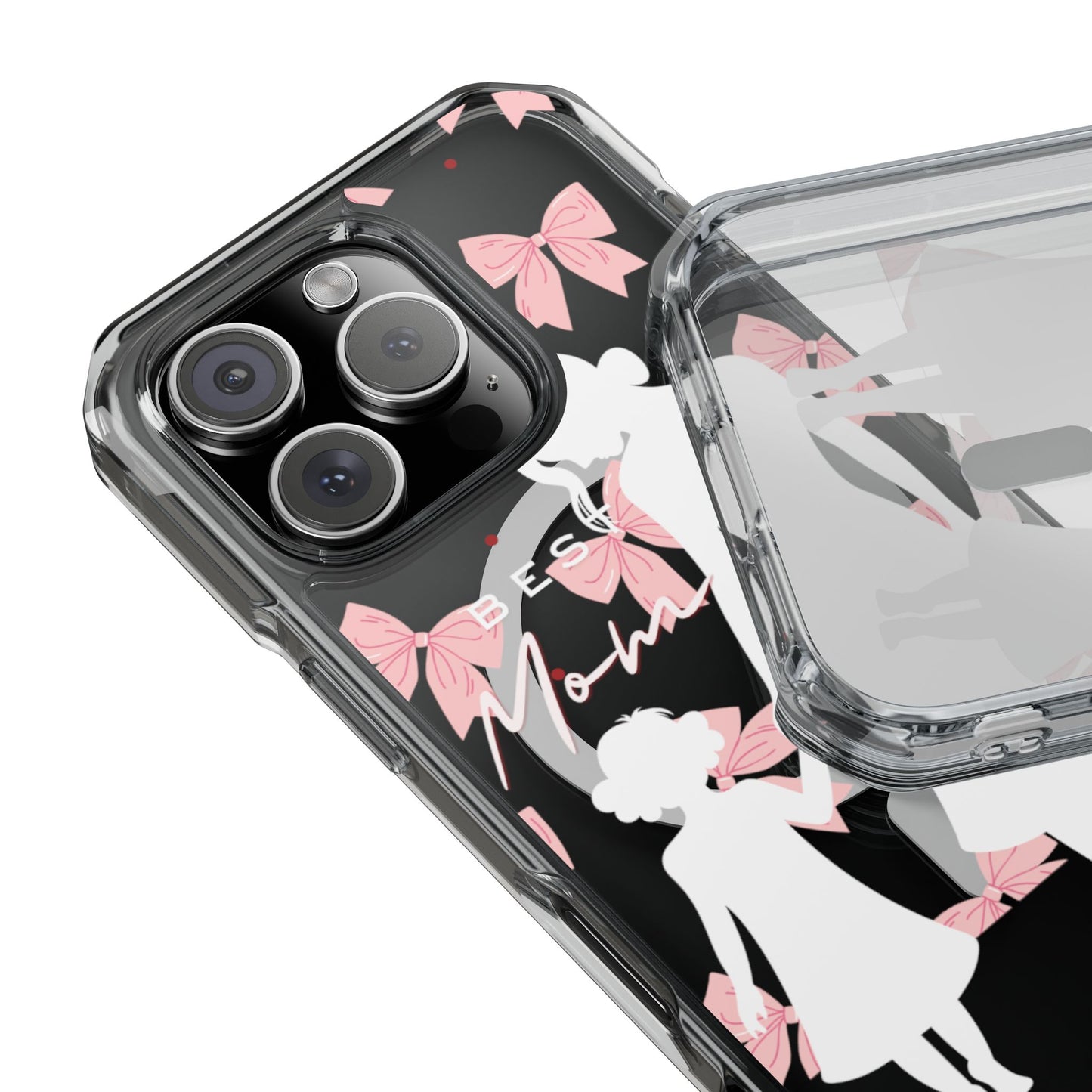 Clear Magnetic Phone Case – Best Mom: My Little Girl