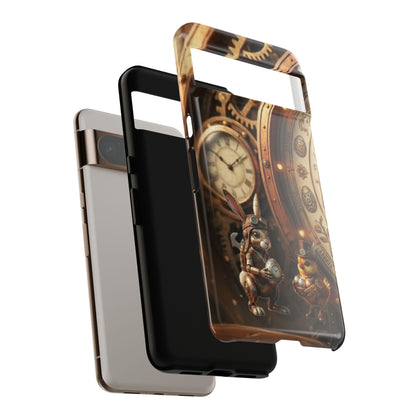 Protective Phone Case – Clockwork Cottontail