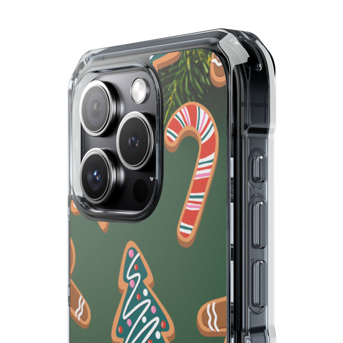 Clear Magnetic Phone Case – Cookie Season – Compatible with iPhone 14–17 Series