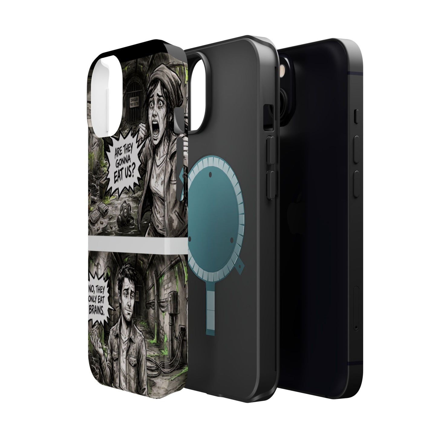 Wireless-Charging Compatible Case – Brains Only