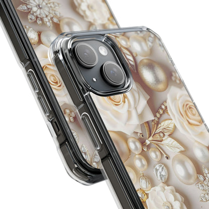 Clear Magnetic Phone Case – Ivory Opulence