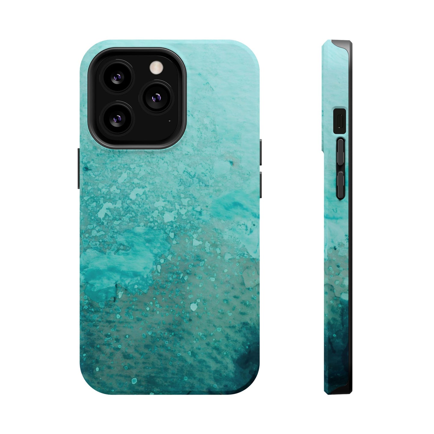 Wireless-Charging Compatible Case – Sea Glass