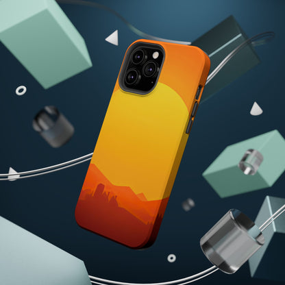 Wireless-Charging Compatible Case – Desert Sunrise