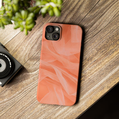 Slim Phone Case – Coral Veil