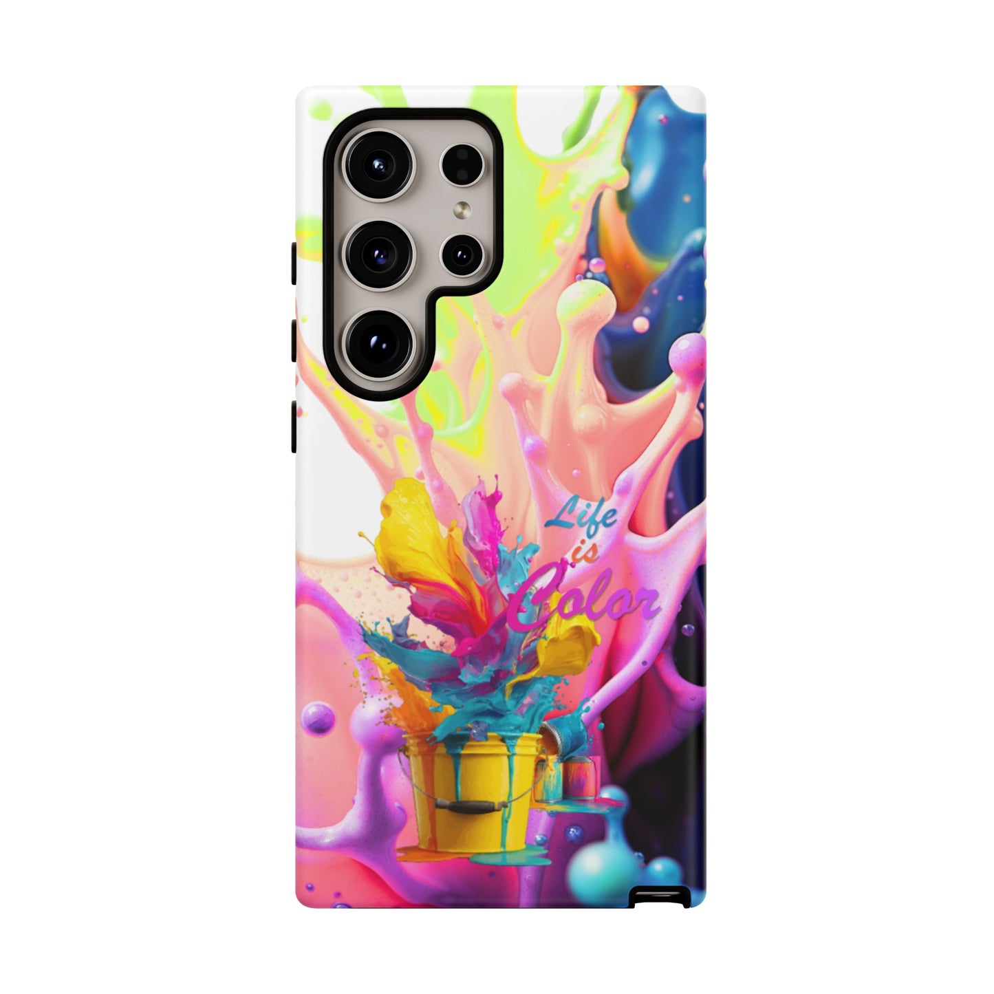 Color Splash Phone Case — “Life in Color” Protective Tough Case